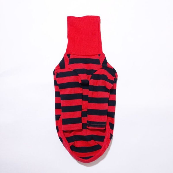 画像8: イタグレ 服 S M L XL 2XL 3XL カラフル 長袖ボーダーTシャツ 小型 犬 中型犬 大型犬 春 夏 秋 冬 doggystar ドッギースター 室内着 パジャマ 即日発送出来ます (8)