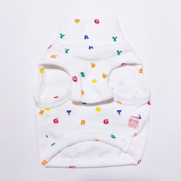 画像8: イタグレ服 S M L XL 2XL 3XL アルファベットクロップド トップス ショート丈Tシャツ 小型犬 中型犬 大型犬 春 夏服 doggystar ドッギースター 即日発送出来ます (8)