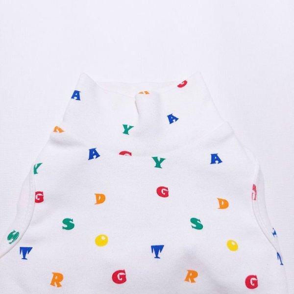 画像9: イタグレ服 S M L XL 2XL 3XL アルファベットクロップド トップス ショート丈Tシャツ 小型犬 中型犬 大型犬 春 夏服 doggystar ドッギースター 即日発送出来ます (9)