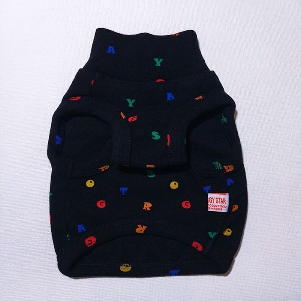 画像6: イタグレ服 S M L XL 2XL 3XL アルファベットクロップド トップス ショート丈Tシャツ 小型犬 中型犬 大型犬 春 夏服 doggystar ドッギースター 即日発送出来ます (6)