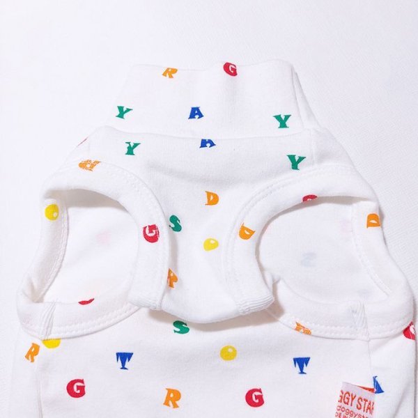 画像12: イタグレ服 S M L XL 2XL 3XL アルファベットクロップド トップス ショート丈Tシャツ 小型犬 中型犬 大型犬 春 夏服 doggystar ドッギースター 即日発送出来ます (12)