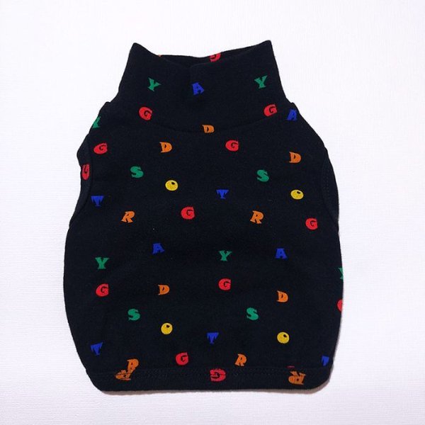 画像5: イタグレ服 S M L XL 2XL 3XL アルファベットクロップド トップス ショート丈Tシャツ 小型犬 中型犬 大型犬 春 夏服 doggystar ドッギースター 即日発送出来ます (5)