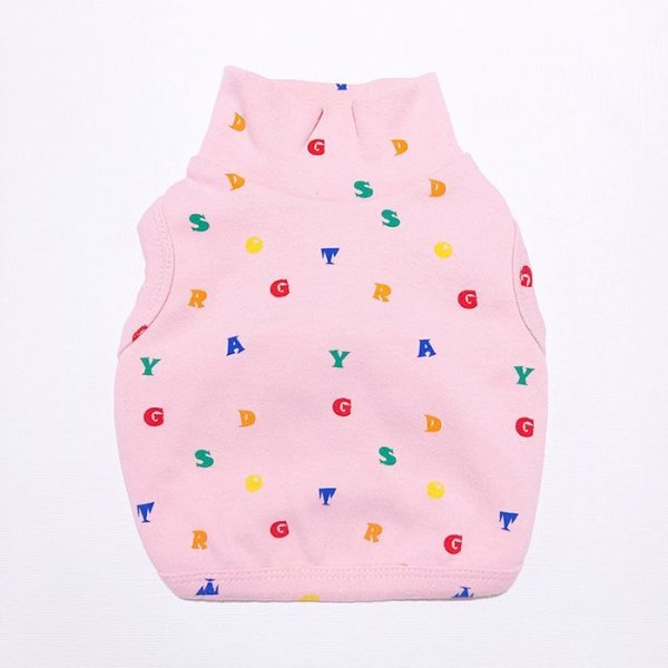 画像3: イタグレ服 S M L XL 2XL 3XL アルファベットクロップド トップス ショート丈Tシャツ 小型犬 中型犬 大型犬 春 夏服 doggystar ドッギースター 即日発送出来ます (3)