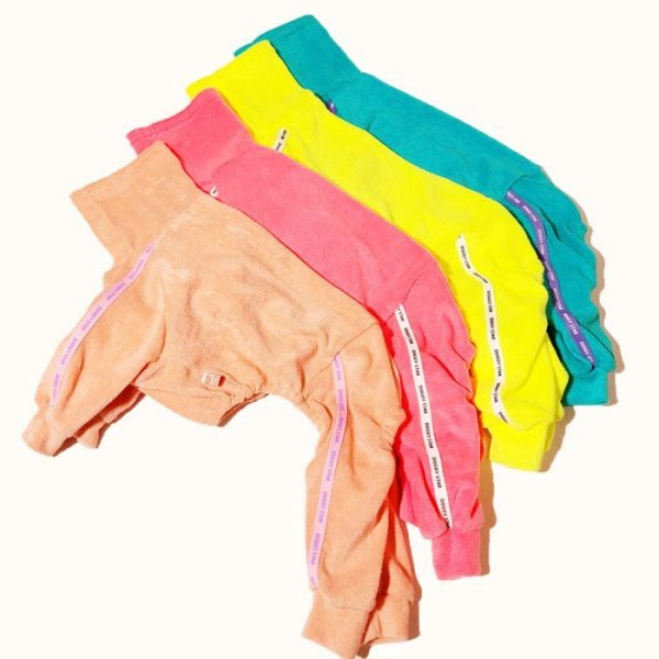 画像2: イタグレ服 S M L XL 2XL3XL タオル地 ロンパース 小型犬 中型犬  大型犬 春 初秋 秋 doggystar ドッギースター  即日発送出来ます (2)