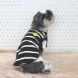 画像15: 犬服 Tシャツ スマイル ボーダー シンプル 袖なし 小型犬 中型犬 春夏秋冬 S M L XL  (15)