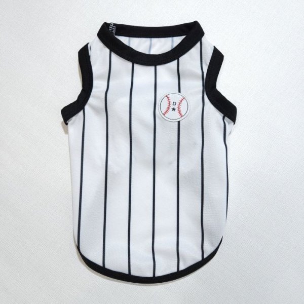画像24: 犬服 大型犬服 接触 冷感 Tシャツ 野球ユニフォーム ストライプ S M L XL 2XL 3XL 4XL 5XL 6XL 小型犬 中型犬 大型犬ひんやり クール ベスト 熱中症対策  doggystar  ドッギースター (24)