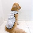 画像20: 大型犬 服 4XL Tシャツ 犬服 接触 冷感 Tシャツ 野球ユニフォーム ストライプ  ひんやり クール ベスト 大型犬 熱中症対策 (20)