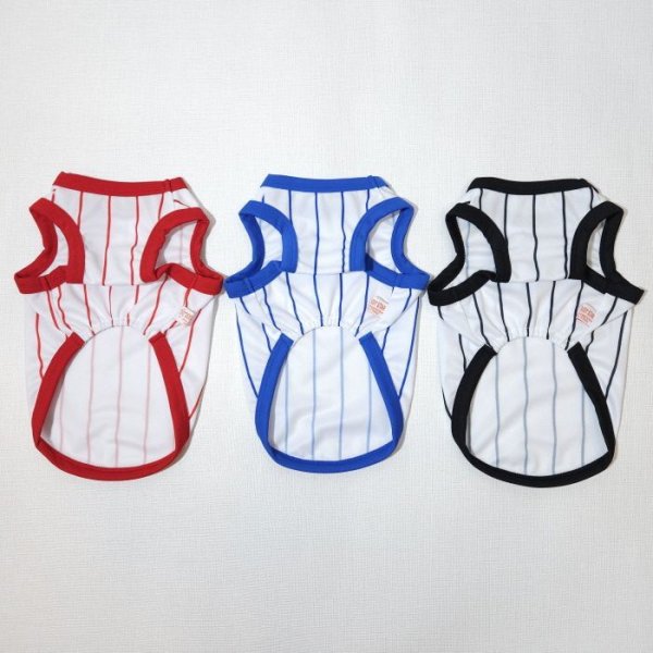 画像3: 犬服 大型犬服 接触 冷感 Tシャツ 野球ユニフォーム ストライプ S M L XL 2XL 3XL 4XL 5XL 6XL 小型犬 中型犬 大型犬ひんやり クール ベスト 熱中症対策  doggystar  ドッギースター (3)