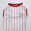 画像4: ウェルシュ コーギー 服 接触冷感 野球 ユニフォーム クールベスト Tシャツ ストライプ 2XL 3Xl 4XL 5XL 中型犬 大型犬 春夏 コーギー おしゃれ 犬服 doggystar ドッギースター (4)
