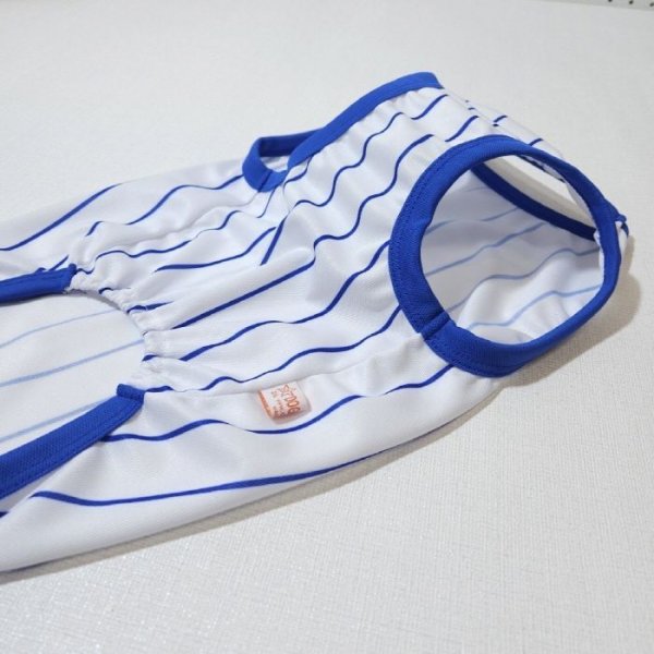 画像9: ウェルシュ コーギー 服 接触冷感 野球 ユニフォーム クールベスト Tシャツ ストライプ 2XL 3Xl 4XL 5XL 中型犬 大型犬 春夏 コーギー おしゃれ 犬服 doggystar ドッギースター即日発送できます (9)