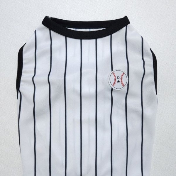 画像5: ウェルシュ コーギー 服 接触冷感 野球 ユニフォーム クールベスト Tシャツ ストライプ 2XL 3Xl 4XL 5XL 中型犬 大型犬 春夏 コーギー おしゃれ 犬服 doggystar ドッギースター即日発送できます (5)