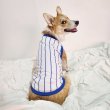 画像11: ウェルシュ コーギー 服 4XL接触冷感 野球 ユニフォーム クールベスト Tシャツ ストライプ 中型犬 大型犬 春夏 コーギー おしゃれ 犬 洋服 doggystar ドッギースター (11)