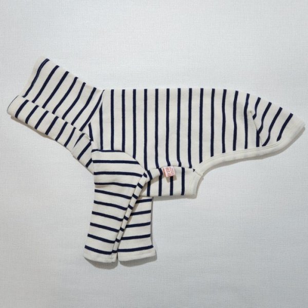 画像5: イタグレ服 S M L XL 2XL 3XL ボーダーシンプル長袖Tシャツ 小型犬 中型犬 大型犬 春 夏 秋 冬 doggystar ドッギースター 即日発送出来ます (5)