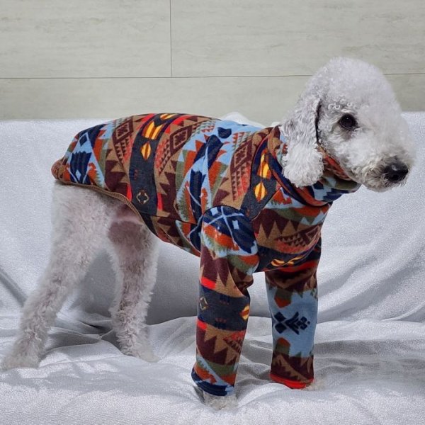 画像27: イタグレ服 S M L XL 2XL 3XL フリース 柄 長袖 Tシャツ 小型犬 中型犬 大型犬 秋 冬 doggystar ドッギースター 即日発送出来ます (27)