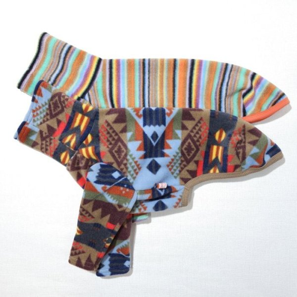 画像7: イタグレ服 S M L XL 2XL 3XL フリース 柄 長袖 Tシャツ 小型犬 中型犬 大型犬 秋 冬 doggystar ドッギースター 即日発送出来ます (7)