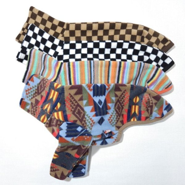 画像4: イタグレ服 S M L XL 2XL 3XL フリース 柄 長袖 Tシャツ 小型犬 中型犬 大型犬 秋 冬 doggystar ドッギースター 即日発送出来ます (4)