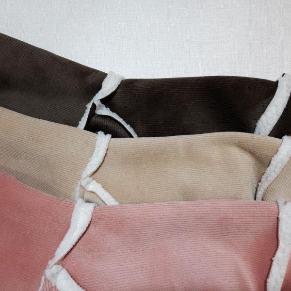 画像3: イタグレ服 S M L XL 2XL 3XL ムートン 無地 ロンパース 防寒 小型犬 中型犬 大型犬 春 初秋 秋 冬 doggystar ドッギースター 即日発送致します (3)