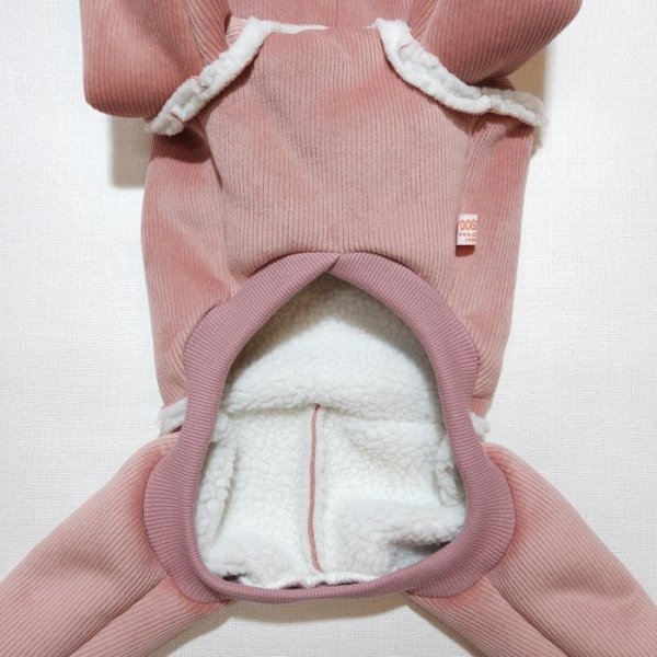 画像8: イタグレ服 S M L XL 2XL 3XL ムートン 無地 ロンパース 防寒 小型犬 中型犬 大型犬 春 初秋 秋 冬 doggystar ドッギースター 即日発送致します (8)