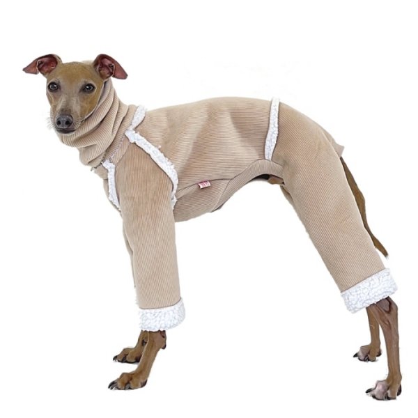 画像22: イタグレ服 S M L XL 2XL 3XL ムートン 無地 ロンパース 防寒 小型犬 中型犬 大型犬 春 初秋 秋 冬 doggystar ドッギースター 即日発送致します (22)