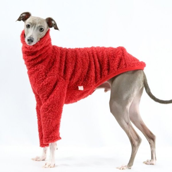 画像26: イタグレ服 S M L XL 2XL 3XL もこもこ ボア 無地 長袖 Tシャツ 小型犬 中型犬 大型犬 春 秋 冬 doggystar ドッギースター 即日発送出来ます (26)