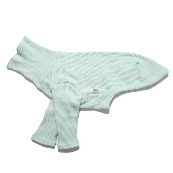 画像5: イタグレ服 S M L XL 2XL 3XL ワッフル 無地 長袖  Tシャツ 小型犬 中型犬 大型犬 春夏秋冬 吸湿性 シンプル 室内着 パジャマ doggystar ドッギースター 即日発送出来ます  (5)