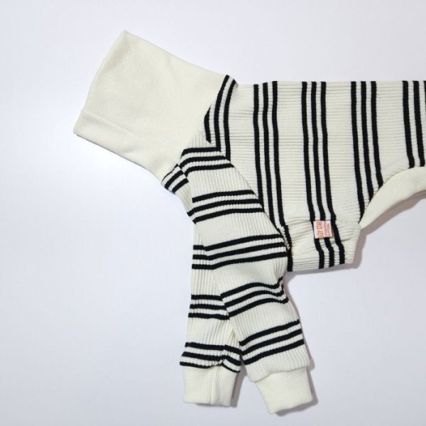 画像21: イタグレ服  S M L XL 2XL 3XL ボーダーロンパース つなぎ 小型犬 中型犬 大型犬 春夏服 秋冬服 doggystar ドッギースター 伸縮性抜群 即日発送致します (21)