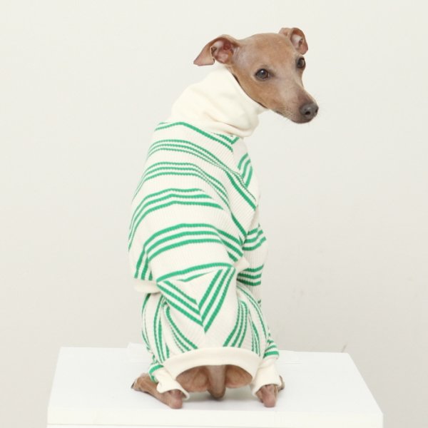 画像37: イタグレ服  S M L XL 2XL 3XL ボーダーロンパース つなぎ 小型犬 中型犬 大型犬 春夏服 秋冬服 doggystar ドッギースター 伸縮性抜群 即日発送致します (37)