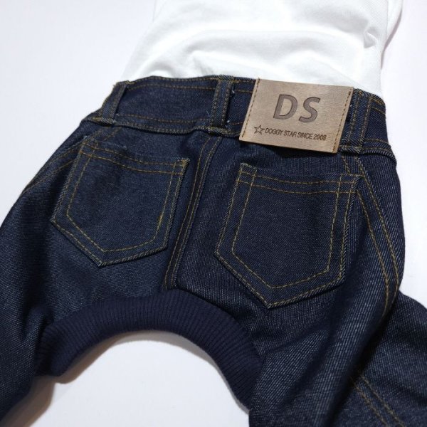画像44: イタグレ服  S M L XL 2XL 3XL デニム ロンパース つなぎ 小型犬 中型犬 大型犬 春夏服 秋冬服 doggystar ドッギースター  伸縮性抜群 即日発送致します (44)