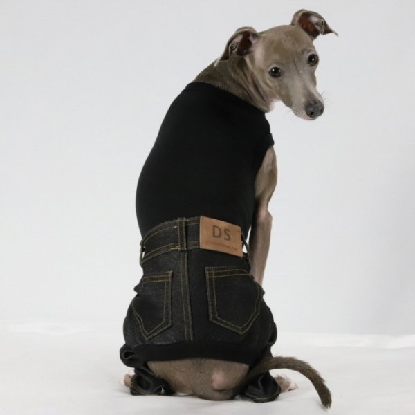 画像21: イタグレ服  S M L XL 2XL 3XL デニム ロンパース つなぎ 小型犬 中型犬 大型犬 春夏服 秋冬服 doggystar ドッギースター  伸縮性抜群 即日発送致します (21)