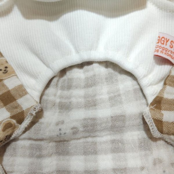 画像13: 犬服 S M L XL チェック フリル Tシャツ 春 夏 秋 ブラウス doggystar ドッギースター 即日発送できます (13)