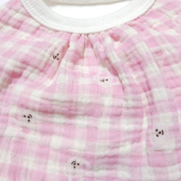 画像9: 犬服 S M L XL チェック フリル Tシャツ 春 夏 秋 ブラウス doggystar ドッギースター 即日発送できます (9)