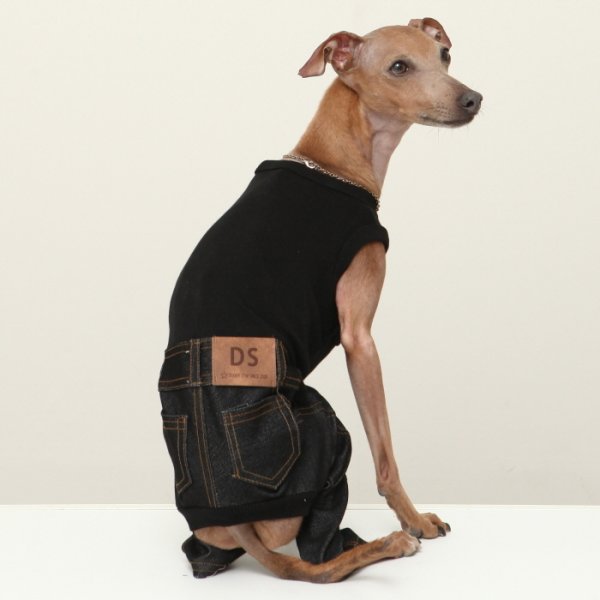 画像17: イタグレ服  S M L XL 2XL 3XL デニム ロンパース つなぎ 小型犬 中型犬 大型犬 春夏服 秋冬服 doggystar ドッギースター  伸縮性抜群 即日発送致します (17)