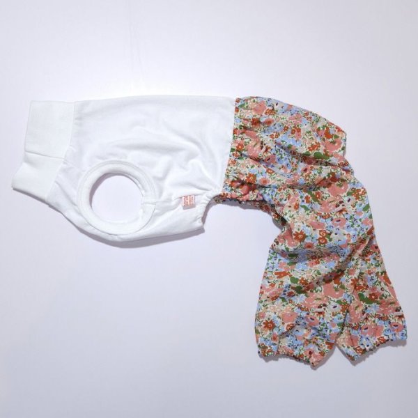 画像3: イタグレ服 S M L XL 2XL 3XL サルエルパンツ もんぺパンツ ロンパース つなぎ 花柄 ゆったり 小型犬 中型犬 大型犬 春夏 doggystar ドッギースター 即日発送出来ます  (3)