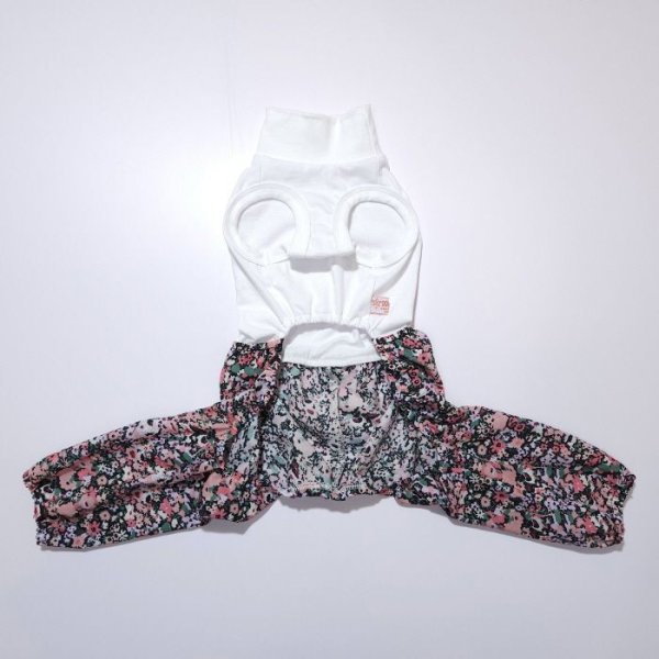 画像9: イタグレ服 S M L XL 2XL 3XL サルエルパンツ もんぺパンツ ロンパース つなぎ 花柄 ゆったり 小型犬 中型犬 大型犬 春夏 doggystar ドッギースター 即日発送出来ます  (9)