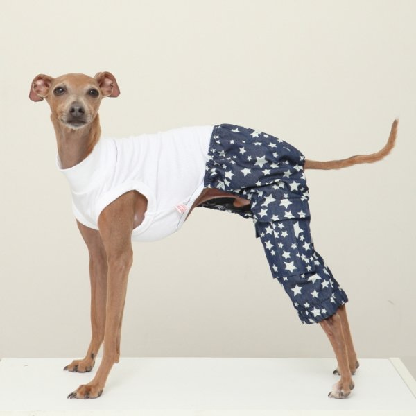 画像16: イタグレ服 S M L XL 2XL 3XL カーゴパンツ ロンパース つなぎ パラシュートパンツ ワイドパンツ ゆったり 小型犬 中型犬 大型犬 春夏秋冬 doggystar ドッギースター 即日発送出来ます (16)