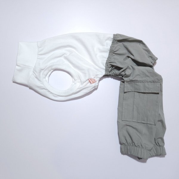 画像4: イタグレ服 S M L XL 2XL 3XL カーゴパンツ ロンパース つなぎ パラシュートパンツ ワイドパンツ ゆったり 小型犬 中型犬 大型犬 春夏秋冬 doggystar ドッギースター 即日発送出来ます (4)