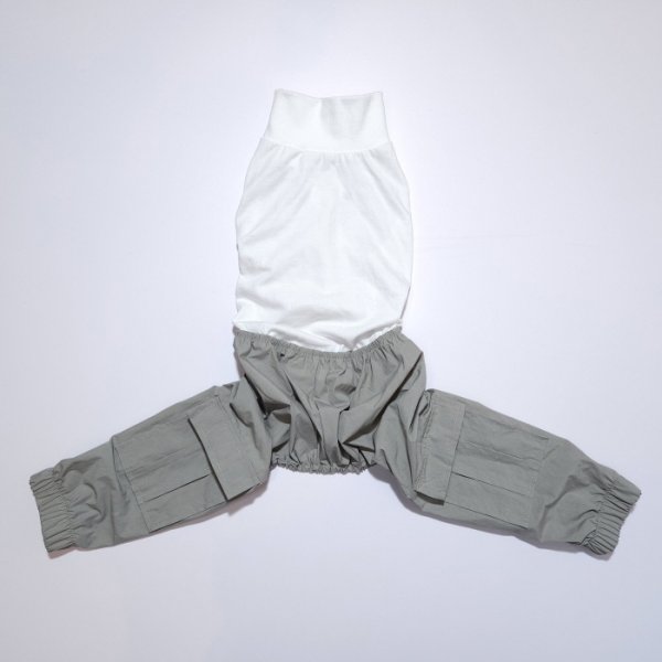 画像5: イタグレ服 S M L XL 2XL 3XL カーゴパンツ ロンパース つなぎ パラシュートパンツ ワイドパンツ ゆったり 小型犬 中型犬 大型犬 春夏秋冬 doggystar ドッギースター 即日発送出来ます (5)