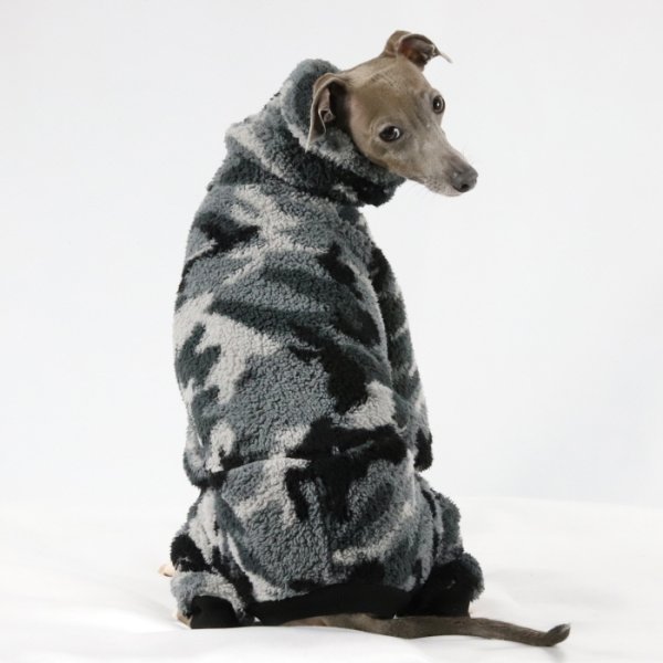 画像31: イタグレ服 S M L XL 2XL 3XL 小型犬 中型犬 大型犬 秋冬 ネイティブ柄 迷彩柄 フリース ロンパース doggystar ドッギースター 即日発送出来ます (31)