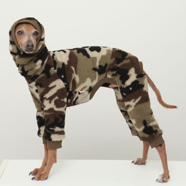 画像41: イタグレ服 S M L XL 2XL 3XL 小型犬 中型犬 大型犬 秋冬 ネイティブ柄 迷彩柄 フリース ロンパース doggystar ドッギースター 即日発送出来ます (41)