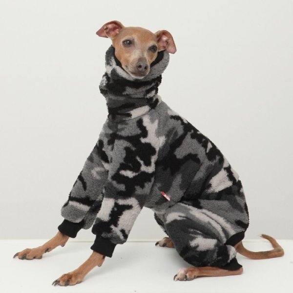 画像30: イタグレ服 S M L XL 2XL 3XL 小型犬 中型犬 大型犬 秋冬 ネイティブ柄 迷彩柄 フリース ロンパース doggystar ドッギースター 即日発送出来ます (30)