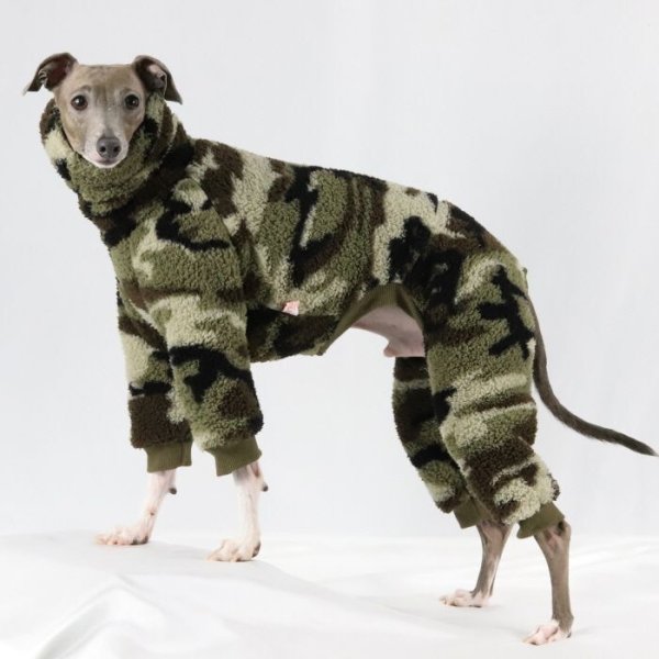画像44: イタグレ服 S M L XL 2XL 3XL 小型犬 中型犬 大型犬 秋冬 ネイティブ柄 迷彩柄 フリース ロンパース doggystar ドッギースター 即日発送出来ます (44)