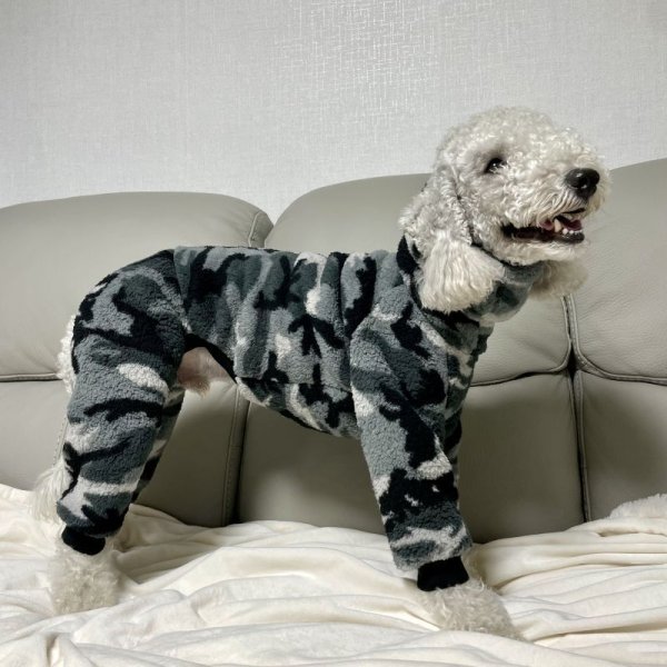 画像36: イタグレ服 S M L XL 2XL 3XL 小型犬 中型犬 大型犬 秋冬 ネイティブ柄 迷彩柄 フリース ロンパース doggystar ドッギースター 即日発送出来ます (36)