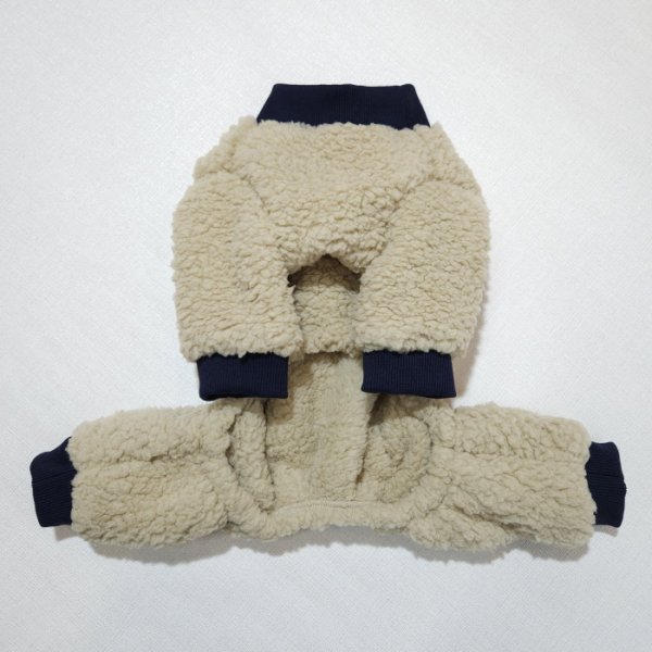 画像11: 犬服 ボア ポケット フリース ロンパース 小型犬 中型犬 冬 軽量 doggystar ドッギースター S M L XL 即日発送出来ます (11)