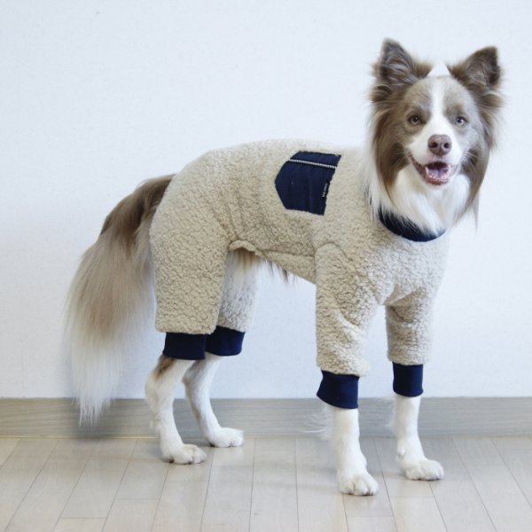 画像26: 犬服 ボア ポケット フリース ロンパース 小型犬 中型犬 冬 軽量 doggystar ドッギースター S M L XL 即日発送出来ます (26)
