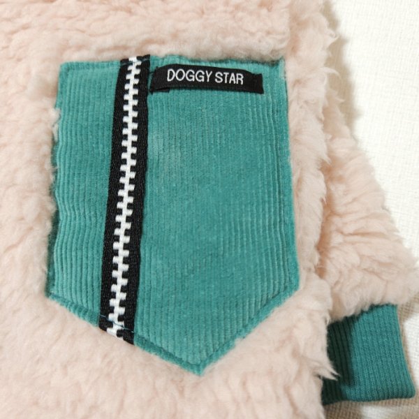 画像18: 犬服 ボア ポケット フリース ロンパース 小型犬 中型犬 冬 軽量 doggystar ドッギースター S M L XL 即日発送出来ます (18)