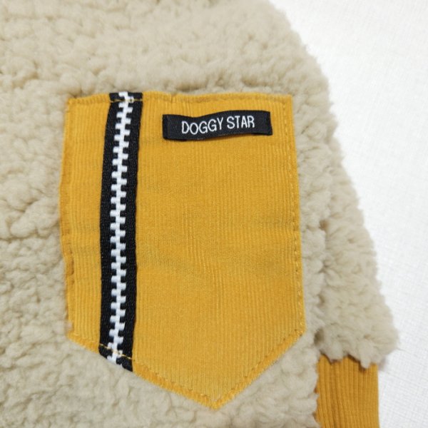画像5: 犬服 ボア ポケット フリース ロンパース 小型犬 中型犬 冬 軽量 doggystar ドッギースター S M L XL 即日発送出来ます (5)