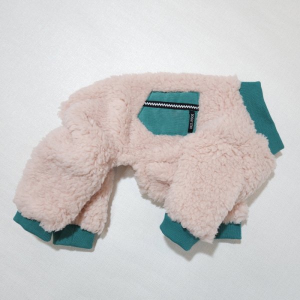 画像19: 犬服 ボア ポケット フリース ロンパース 小型犬 中型犬 冬 軽量 doggystar ドッギースター S M L XL 即日発送出来ます (19)