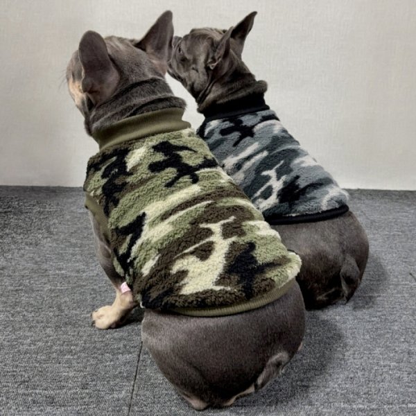 画像47: フレブル 服 フレンチブルドッグ  フリース 柄 袖なし Tシャツ 冬 L XL 2XL 3XL 4XL 5XL イングリッシュブルドッグ  パグ ペット服 犬服 フレブル  即日発送出来ます (47)