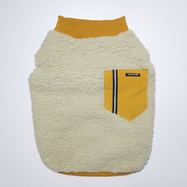 画像3: フレブル 服 フレンチブルドッグ  ポケット ボア 袖なし Tシャツ 冬 L XL 2XL 3XL 4XL 5XL イングリッシュブルドッグ  パグ ペット服 犬服 フレブル  即日発送出来ます (3)