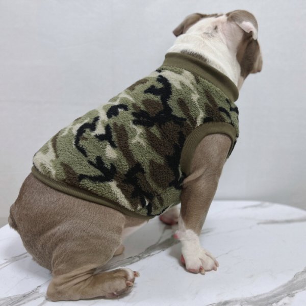 画像35: フレブル 服 フレンチブルドッグ  フリース 柄 袖なし Tシャツ 冬 L XL 2XL 3XL 4XL 5XL イングリッシュブルドッグ  パグ ペット服 犬服 フレブル  即日発送出来ます (35)